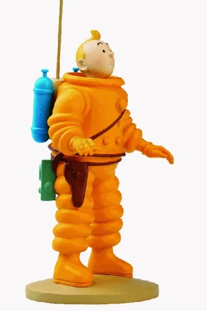 Remise TINTIN - FIGURINE TINTIN COSMONAUTE RESINE 12 CM